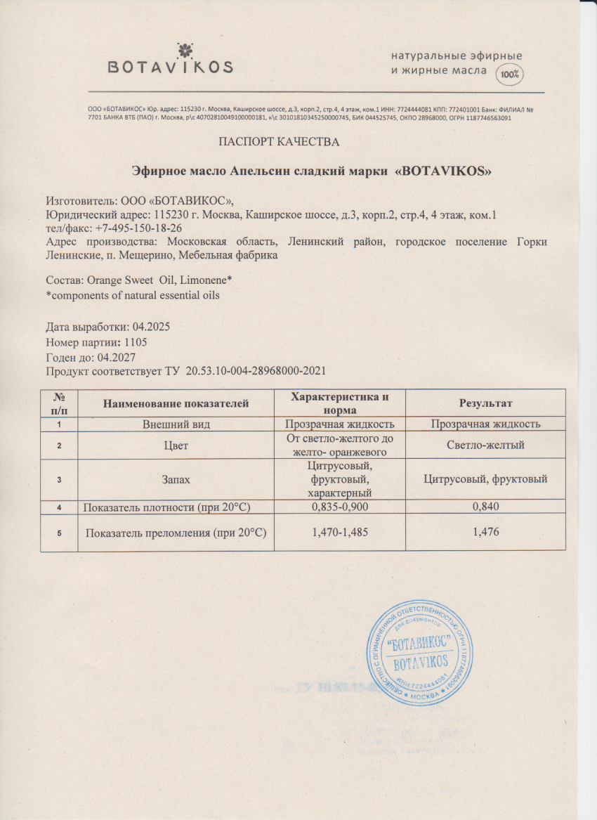 Паспорт №042025